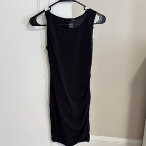 Aqua Elegant Black Sleeveless Dress